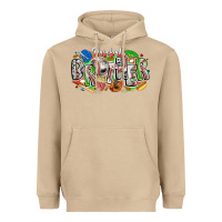 Mushroom baseball brother Heavyweight Hoodie - CowhideDigitalArt