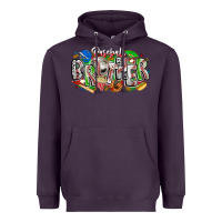Plum baseball brother Heavyweight Hoodie - CowhideDigitalArt