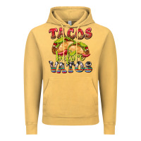 Vintage Mustard Tacos Before Vatos Vintage Hoodie - texasbilliewilder