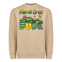 Mardi Gras Dude Alligator Olivia Heavyweight Sweatshirt | Teevron