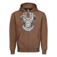Chestnut Chest Protector Fa Element Zipper Hoodie - FaDigitalArtStudio