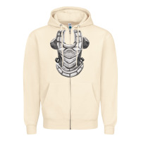 Sandshell Chest Protector Fa Element Zipper Hoodie - FaDigitalArtStudio