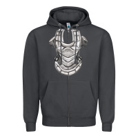 Smoke Chest Protector Fa Element Zipper Hoodie - FaDigitalArtStudio
