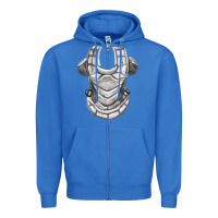 True Royal Chest Protector Fa Element Zipper Hoodie - FaDigitalArtStudio