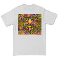 Dove Grey mardi gras fleur de lis Premium Tee - RanaPortraitStore