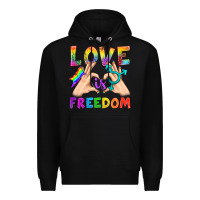 Black Love Is Freedom Premium Hoodie - BundleAndBundleShop