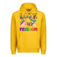 Lemon Love Is Freedom Premium Hoodie - BundleAndBundleShop