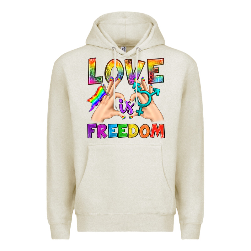 Love Is Freedom Premium Hoodie by BundleAndBundleShop | Teevron