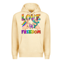Pina Colada Love Is Freedom Premium Hoodie - BundleAndBundleShop