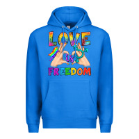 True Royal Love Is Freedom Premium Hoodie - BundleAndBundleShop