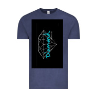 Vintage Denim Diamond Supply Co Teal Gift Vintage Tee - trangStudio