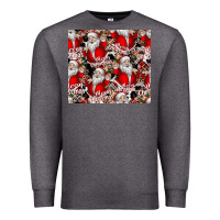 Charcoal Heather Merry Christmas Premium Sweatshirt - CowhideDigitalArt