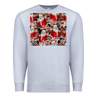Heather Grey Merry Christmas Premium Sweatshirt - CowhideDigitalArt