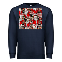 Navy Merry Christmas Premium Sweatshirt - CowhideDigitalArt