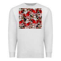 Oatmeal Heather Merry Christmas Premium Sweatshirt - CowhideDigitalArt