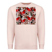 Pale Pink Merry Christmas Premium Sweatshirt - CowhideDigitalArt