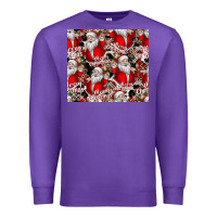Purple Merry Christmas Premium Sweatshirt - CowhideDigitalArt