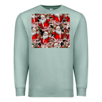 Seafoam Merry Christmas Premium Sweatshirt - CowhideDigitalArt