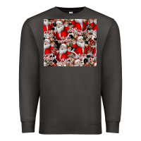 Smoke Merry Christmas Premium Sweatshirt - CowhideDigitalArt