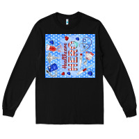 Black healthcare hero Long Sleeve Tee - TumblerDesignByShophia