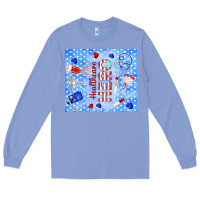 Colony Blue healthcare hero Long Sleeve Tee - TumblerDesignByShophia
