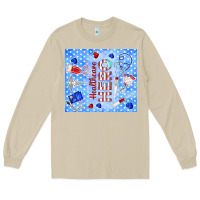 Mushroom healthcare hero Long Sleeve Tee - TumblerDesignByShophia