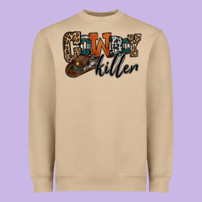 Cowboy Killer Heavyweight Sweatshirt Designed By Oliviacreatesart