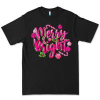 Black merry and bright Premium Tee - MaliasSmallBusiness