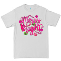 Dove Grey merry and bright Premium Tee - MaliasSmallBusiness