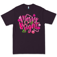 Plum merry and bright Premium Tee - MaliasSmallBusiness