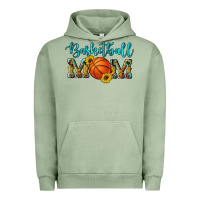 Pigment Oil Green western leopard camouflage sunflowers glitter mom basketball Urban Hoodie - Artiststas