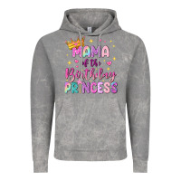 Cloud Rock mama of the birthday princess Vintage Hoodie - NancyCooperArtShop