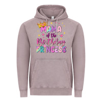 Vintage Zinc mama of the birthday princess Vintage Hoodie - NancyCooperArtShop