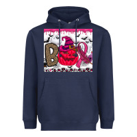 Navy Boo october Heavyweight Hoodie - CowhideDigitalArt