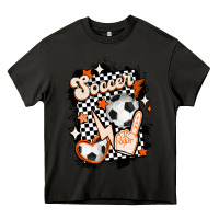 Asphalt vintage soccer Heavy Core Tee - MaliasSmallBusiness