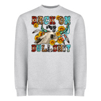 Heather Grey back on my bullshit western olivia Heavyweight Sweatshirt - OliviaCreatesArt