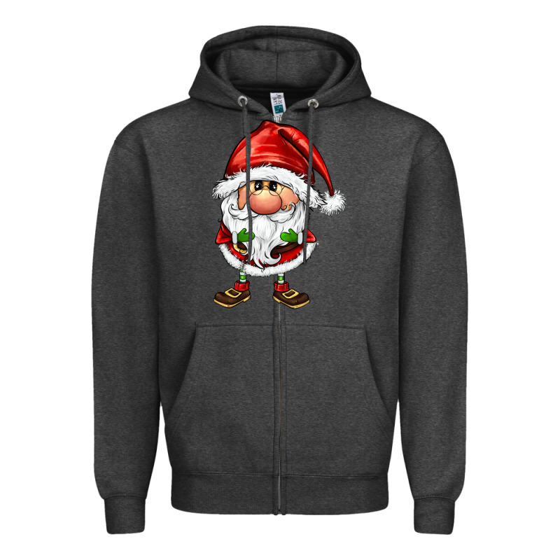 Santa Gnomes Zipper Hoodie by FaDigitalArtStudio | Teevron