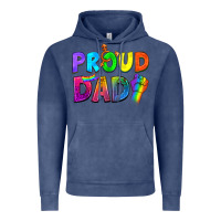 Vintage Denim Proud Dad Vintage Hoodie - NancyCooperArtShop