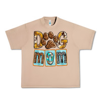 Burro Dog Mom with Paw Urban Heavy Tee - texasbilliewilder