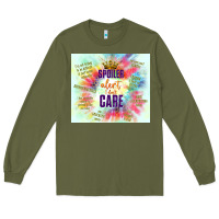 Army Green spoiler alert i don't care Long Sleeve Tee - TumblerDesignByShophia