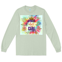 Matcha spoiler alert i don't care Long Sleeve Tee - TumblerDesignByShophia
