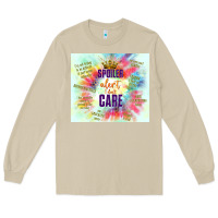 Mushroom spoiler alert i don't care Long Sleeve Tee - TumblerDesignByShophia