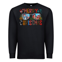 Black merry christmas Premium Sweatshirt - CowhideDigitalArt