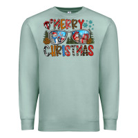 Seafoam merry christmas Premium Sweatshirt - CowhideDigitalArt