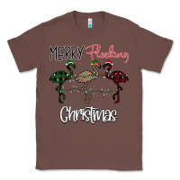 Chestnut Merry Flocking Christmas Classic Tee - Bettercallsaul
