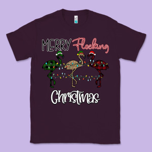 Merry Flocking Christmas Classic Tee Designed By Bettercallsaul