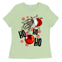 Ho Ho Ho Skeleton Ladies Tee | Teevron