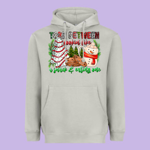 Torn Between Looking Like A Snack Eating One Heavyweight Hoodie Designed By Cowhidedigitalart