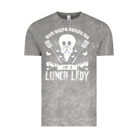 Cloud Rock lunch lady halloween ghost cafeteria worker all hallows' eve t shirt Vintage Tee - trangStudio