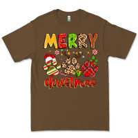 Cacao merry christmas paws Premium Tee - MaliasSmallBusiness
